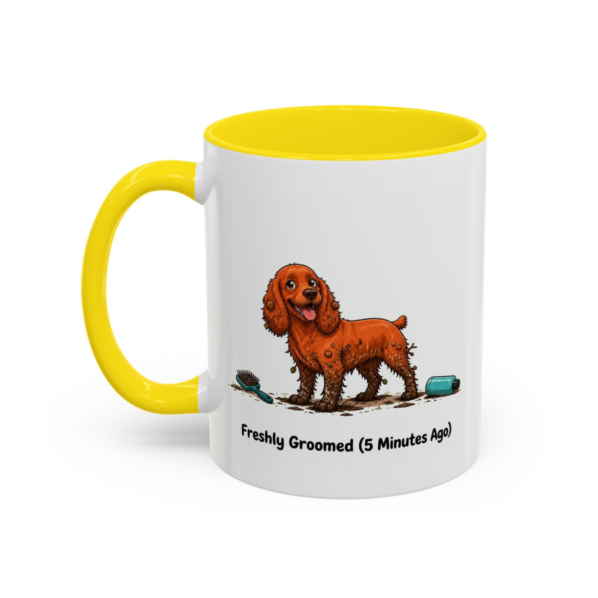 Freshly Groomed Mug - Cocker Spaniel - Red