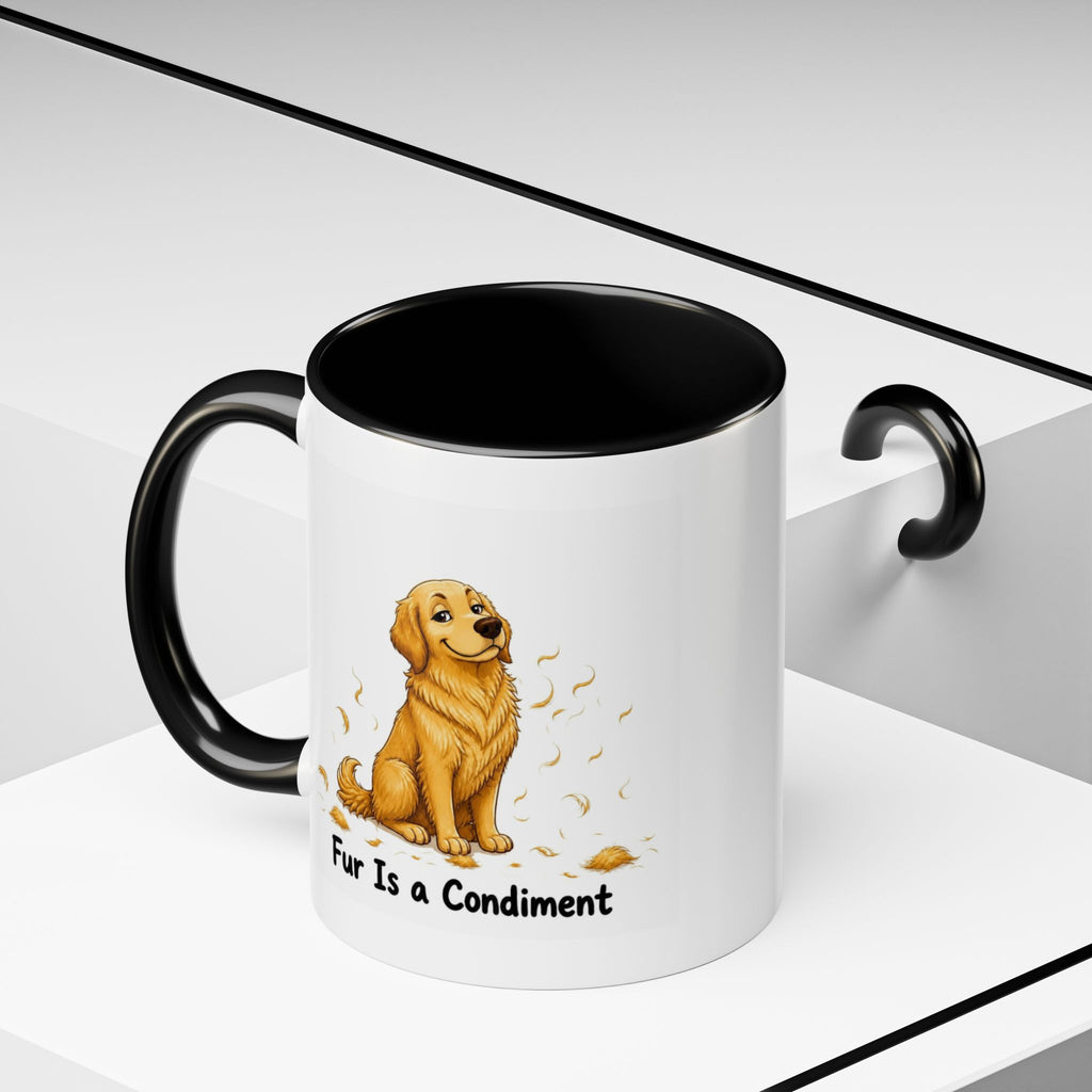 Fur Is a Condiment Mug - Golden Retriever - Golden