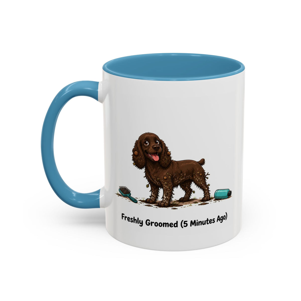 Freshly Groomed Mug - Cocker Spaniel - Brown
