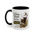 Funny Chocolate Labrador Mug - I Chase Birds and Don't Give a Fetch, Working Gun Dog Gift, Pheasant Shooting Mug, 11oz