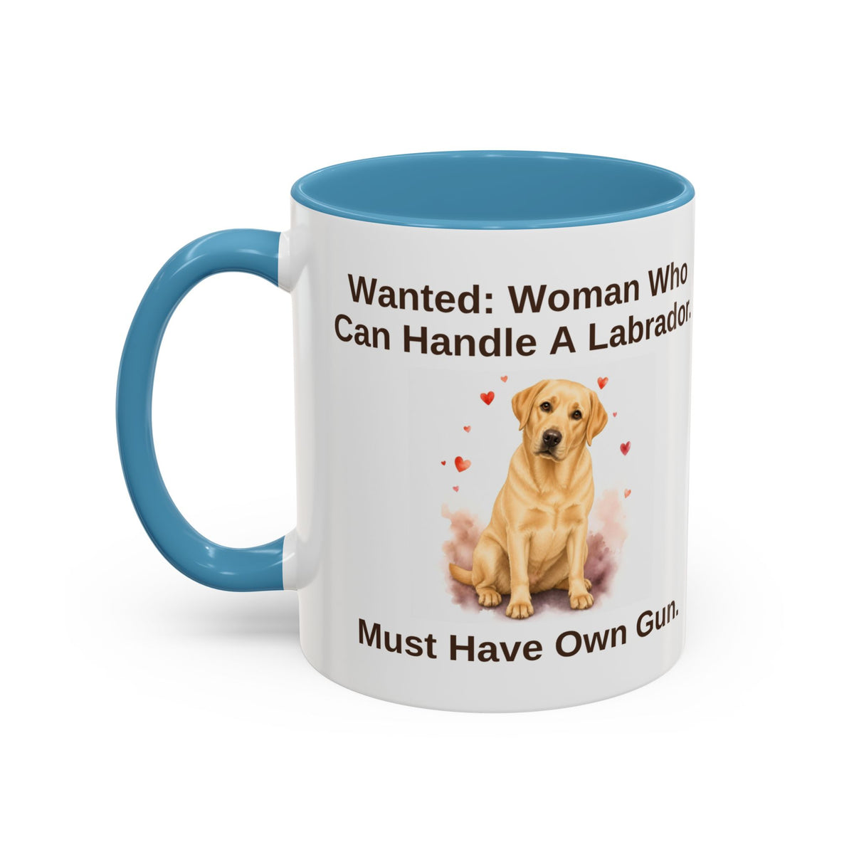 Wanted Mug - Labrador - Yellow - Woman