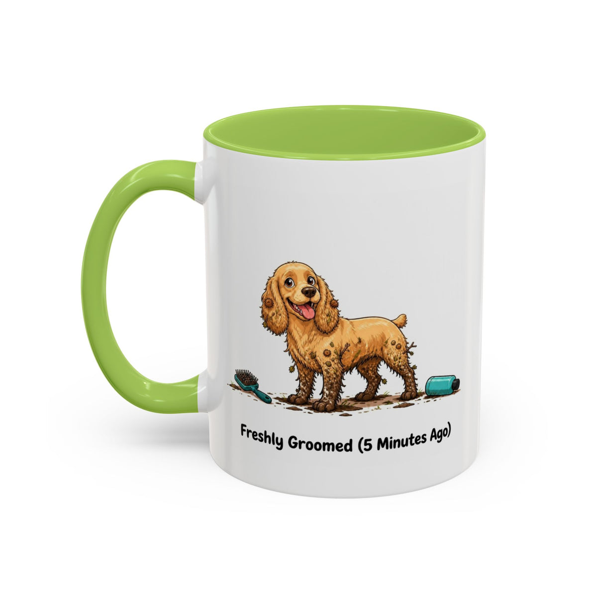 Freshly Groomed Mug - Cocker Spaniel - Yellow (Golden)