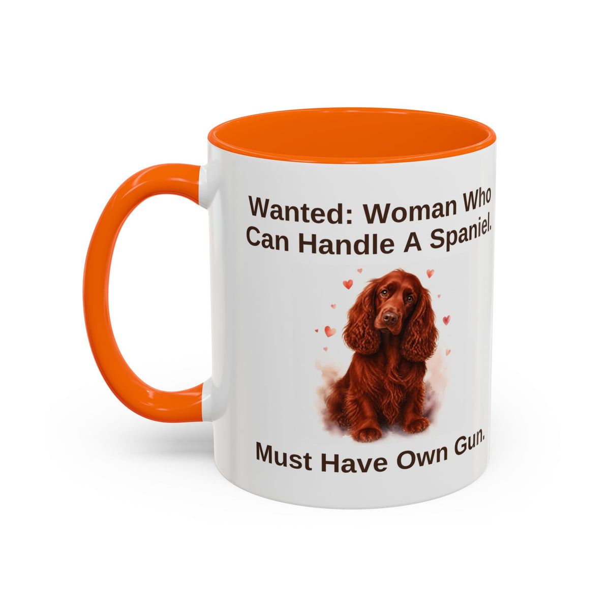 Wanted Mug - Cocker Spaniel - Red - Woman