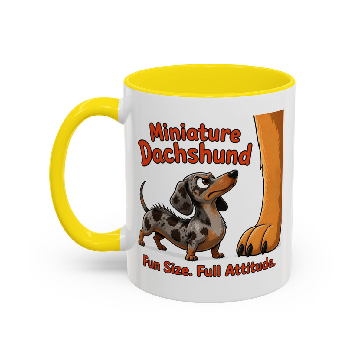 Fun Size Full Attitude Mug - Dachshund - Dapple