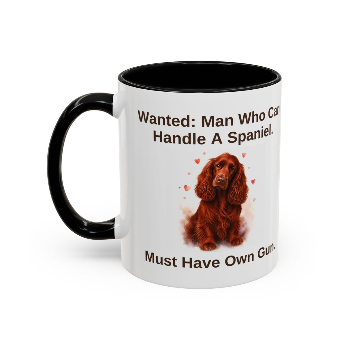 Wanted Mug - Cocker Spaniel - Red - Man