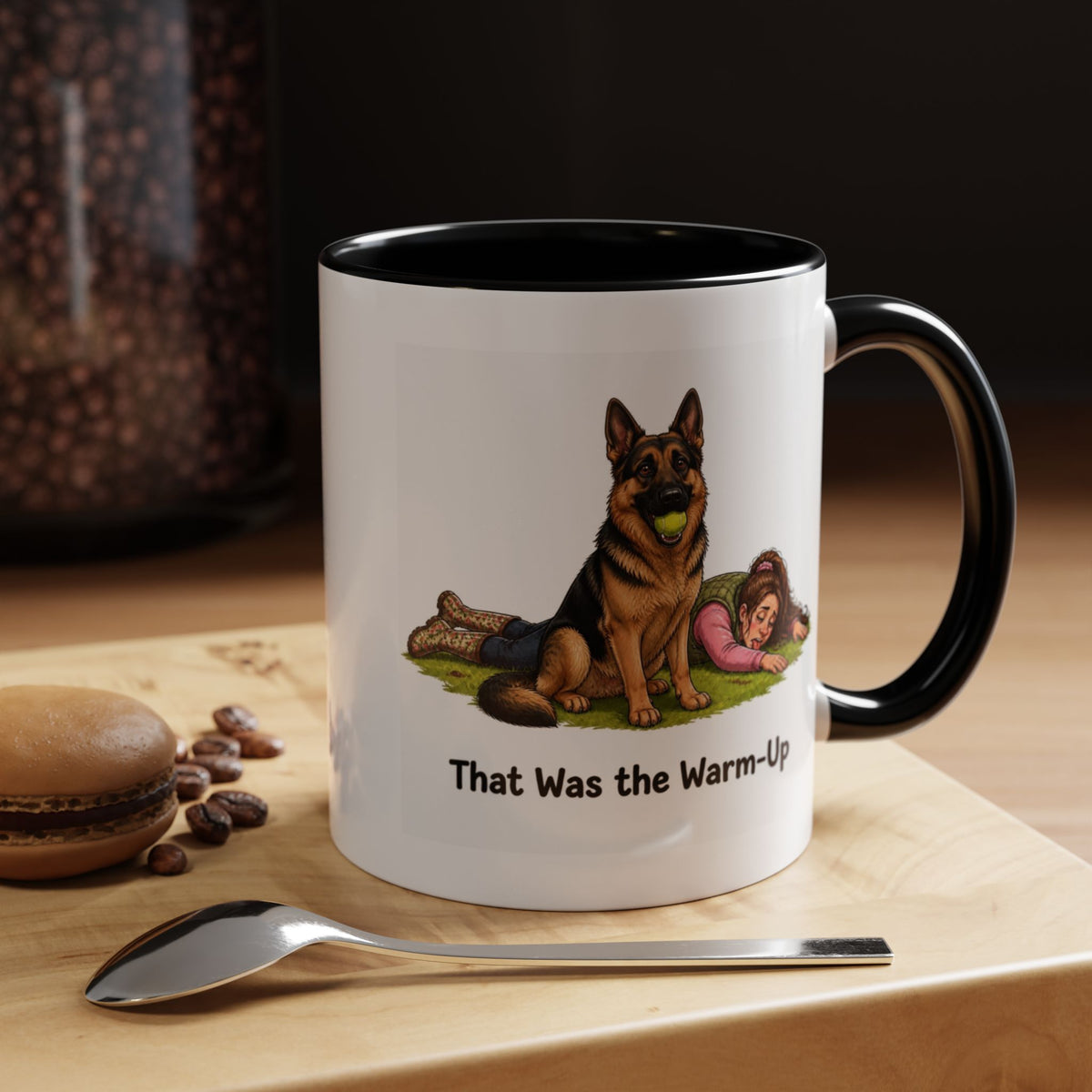 Warm-Up Mug - German Shepherd - Black & Tan - Woman