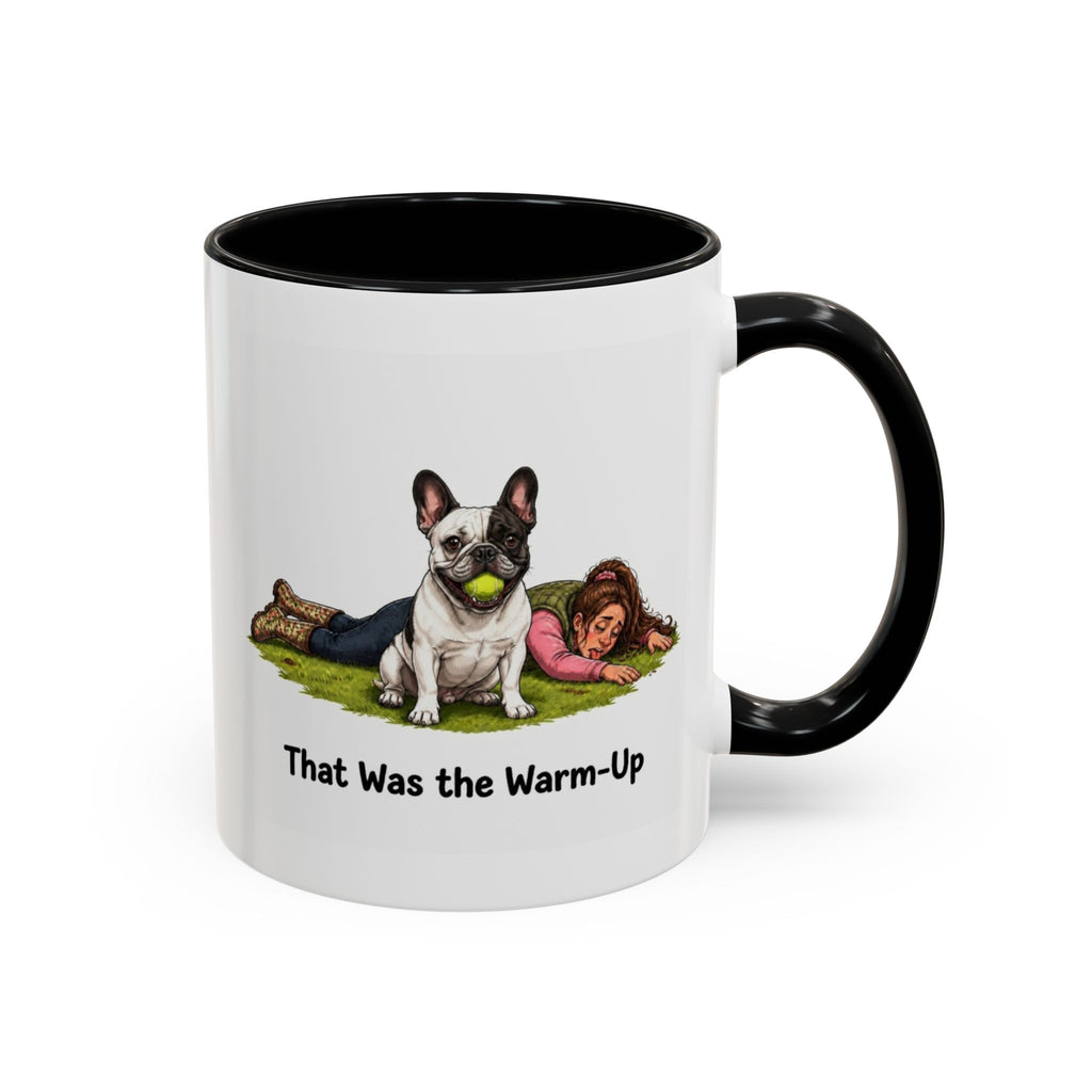 Warm-Up Mug - French Bulldog - Pied - Woman