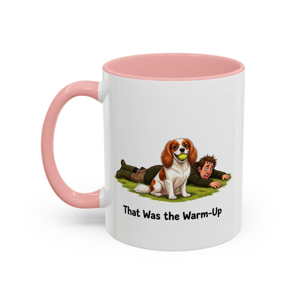 Warm-Up Mug - Cavalier King Charles Spaniel - Blenheim - Man