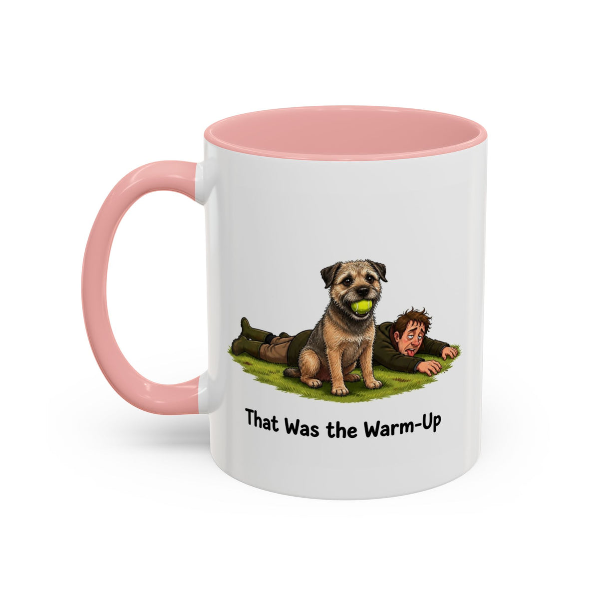 Warm-Up Mug - Border Terrier - Grizzle & Tan - Man