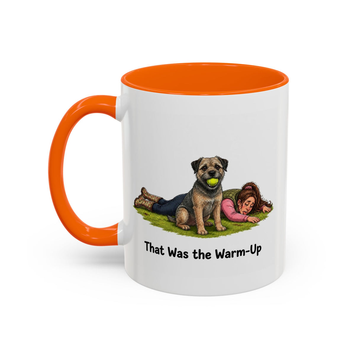 Warm-Up Mug - Border Terrier - Grizzle & Tan - Woman