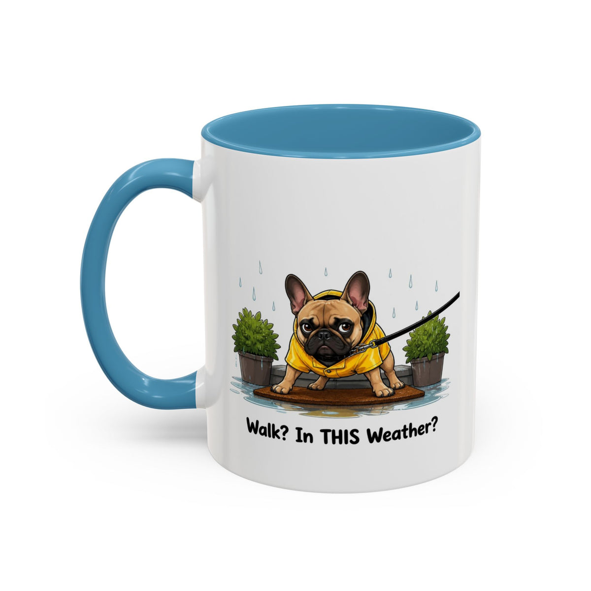Walk Weather Mug - French Bulldog - Fawn