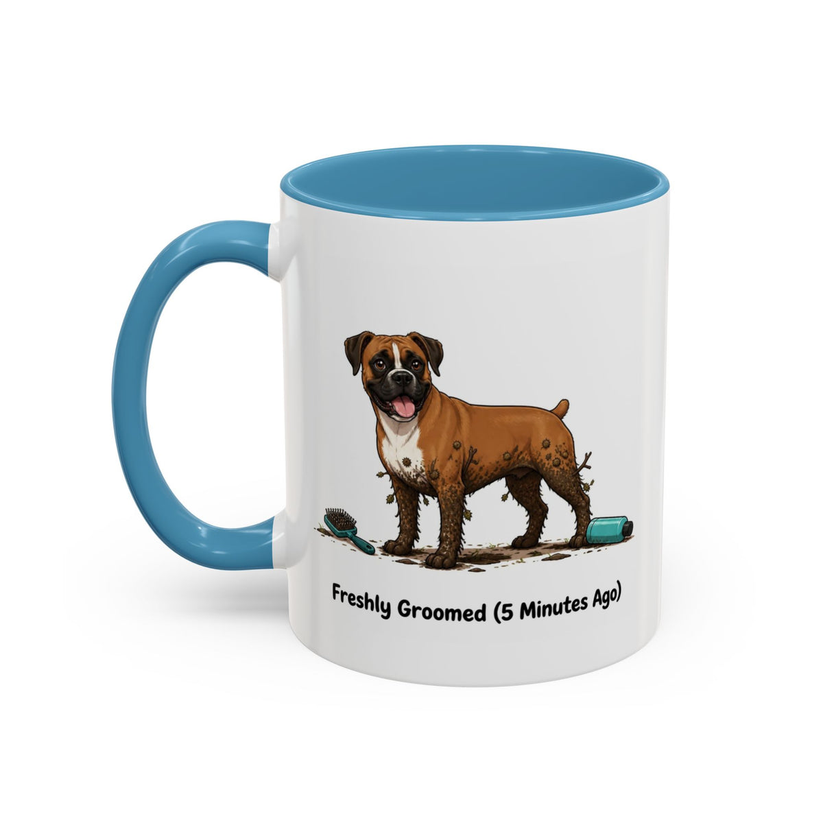 Freshly Groomed Mug - Boxer - Fawn