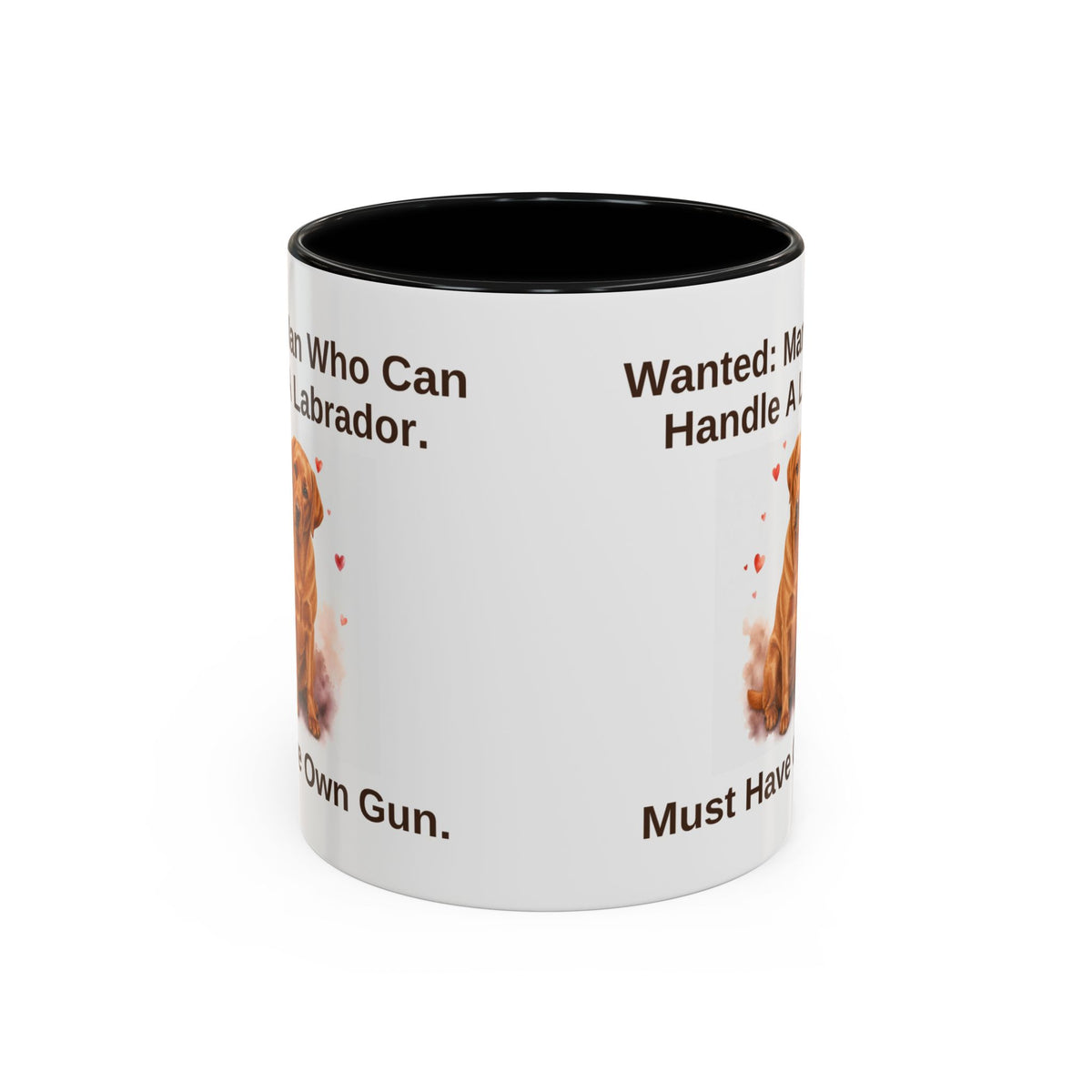 Wanted Mug - Labrador - Fox Red - Man