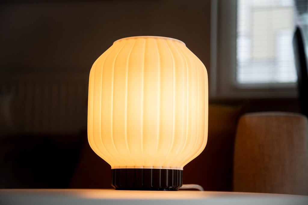 Warm lamp in a professional setting